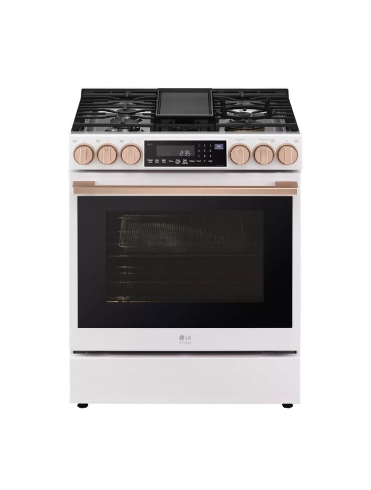 Cuisinière au gaz encastrable 30 po. 6,3 pi³ avec InstaView® LG Studio LSGS6338N