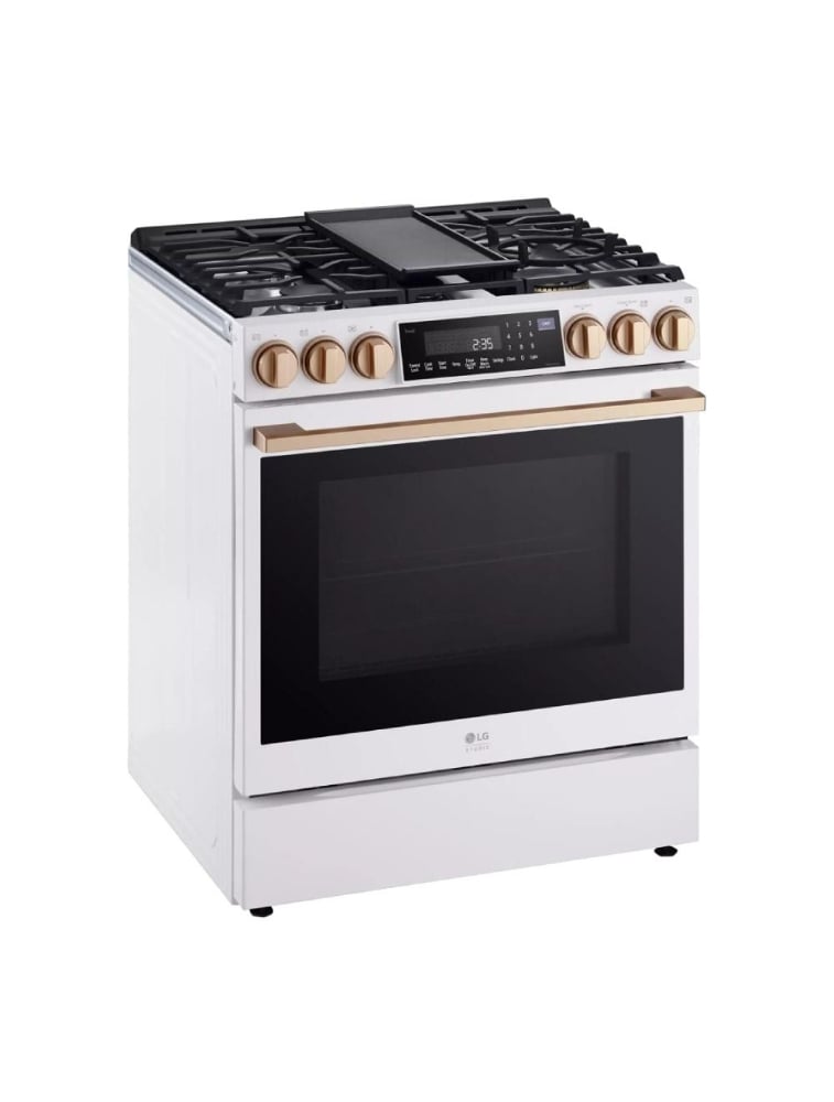 Cuisinière au gaz encastrable 30 po. 6,3 pi³ avec InstaView® LG Studio LSGS6338N