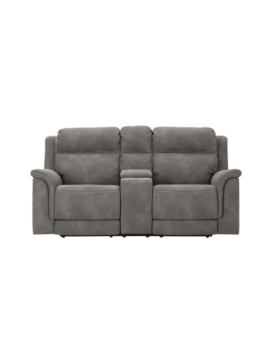 Picture of Power zero gravity loveseat with console