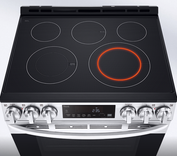 LG Cuisinière intelligente électrique 6,3 pi³ encastrable Wi-Fi avec  système ProBakeConvectionMC, InstaViewMC, AirFryMC et technologie Air Sous  Vide acier inoxydable résistant aux taches LSEL6337F